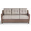 Canapé d'extérieur en rotin d'osier de 75 po avec coussins de 6 po Acton Acton-578940450