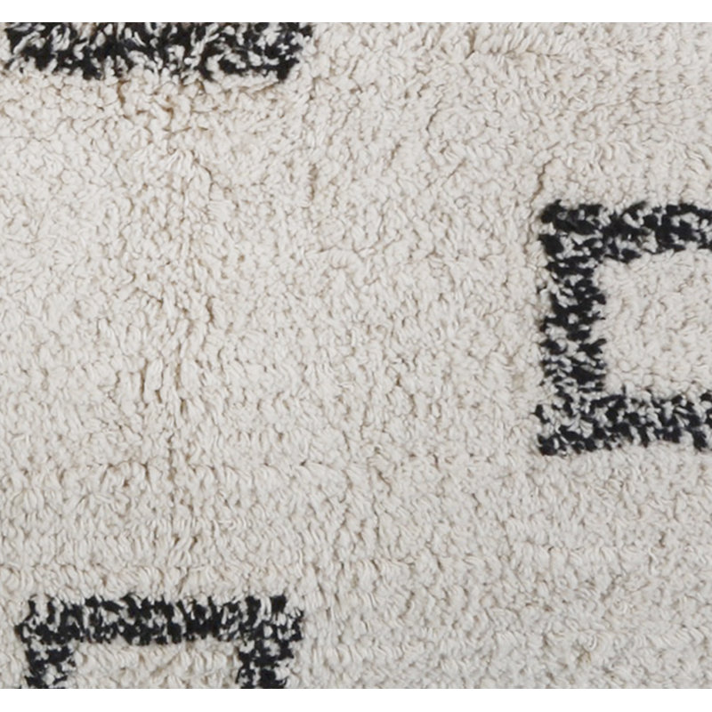 Housse et insert de coussin rectangulaire en coton Bowie