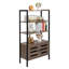 Alezae 121.5cm H x 68cm W Iron Standard Bookcase-1029162851
