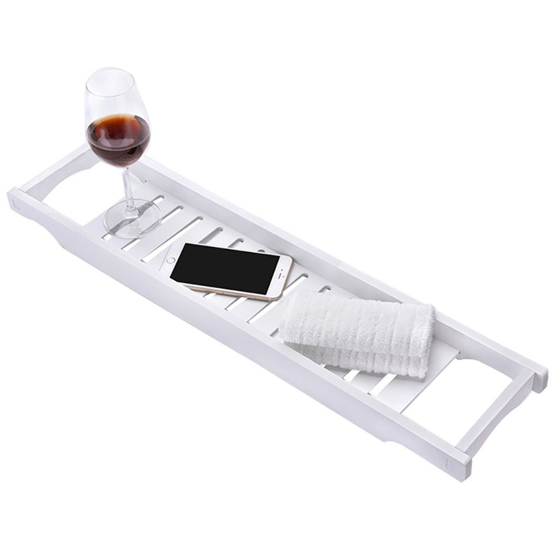 Rambler Freestanding Bath Caddy, White