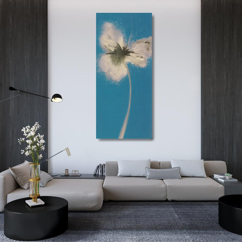 Bleu éthéré II, H 48 po x l 21 po