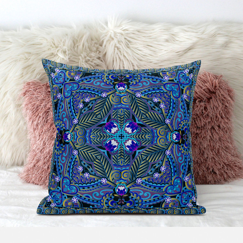 Reversible Throw Pillow, 16" x 16"