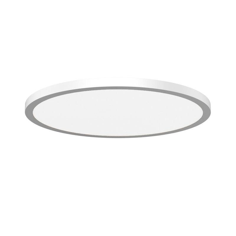 Plafonnier encastré rond à intensité variable sélectionnable 5-CCT, 2700K / 3000K / 3500K / 4000K / 5000K, Blanc