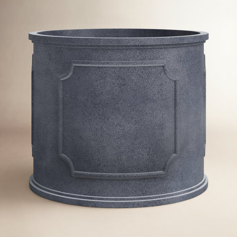 Dyer Handmade Pot Planter, 11" H x 12.5" W x 12.5" D, Lead Lite