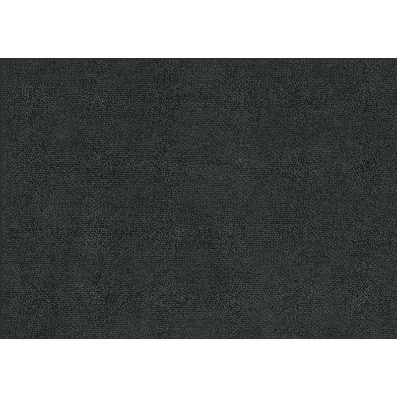 Canapé moelleux en tissu texturé gris foncé, Gris foncé