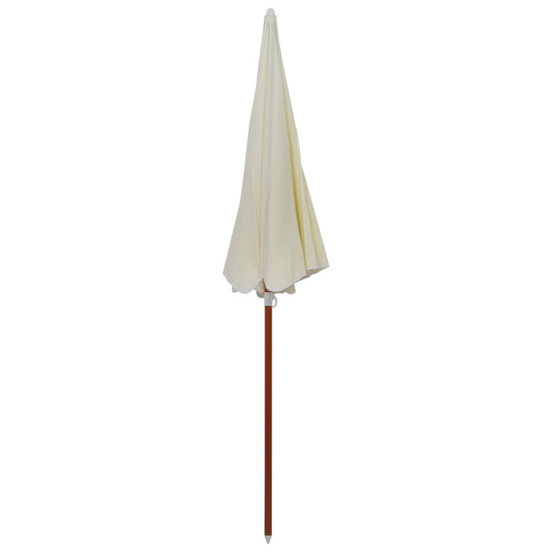 Parasol de plage Kelso, Blanc, H 74,8 po x l 61 po