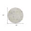 Tapis rond 8 po