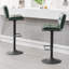 Tabourets de bar pivotants ajustables à double couche rembourrés avec dossier ergonomique (lot de 2)-1657744599-1676002800