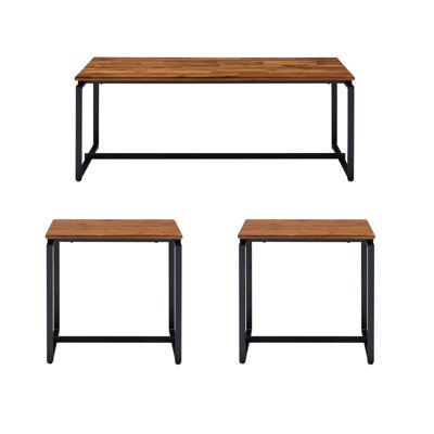 Ensemble de 3 tables basses Aguanga