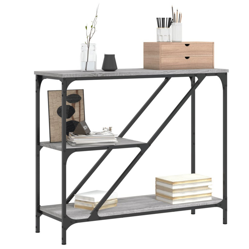 88.5cm Console Table, Grey Sonoma