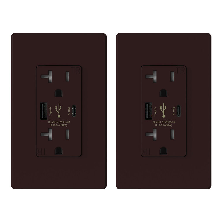 20 Tamper Resistant Duplex Outlet