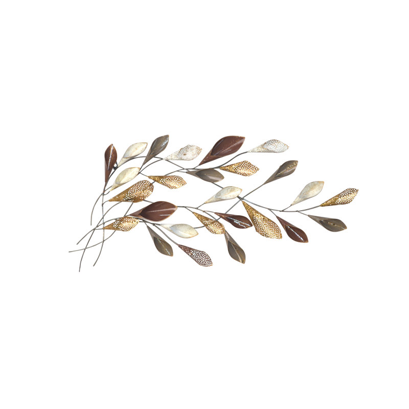Glam Plants & Flowers Wall Decor on Metal