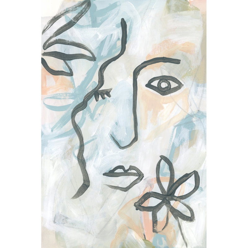 Fresco Gaze I by James Blakeway - No Frame Print on Canvas, 46cm H x 30cm W x 3.8cm D