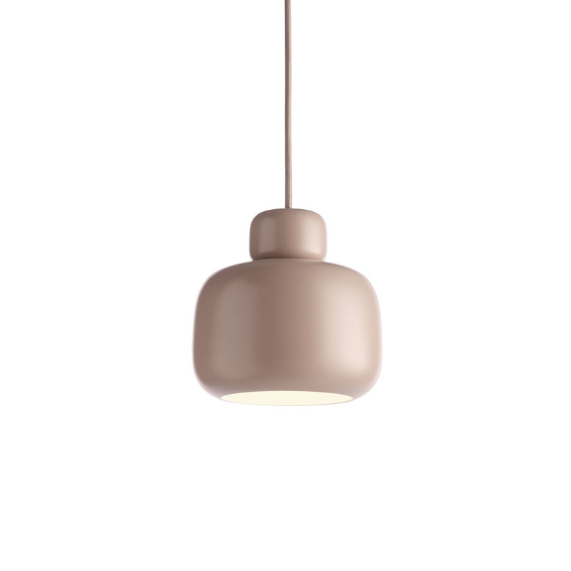 Stone Pendant (Small), Dusty Rose