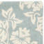 Tapis bleu / ivoire en laine touffeté à la main à motif floral Llenifer-5789225