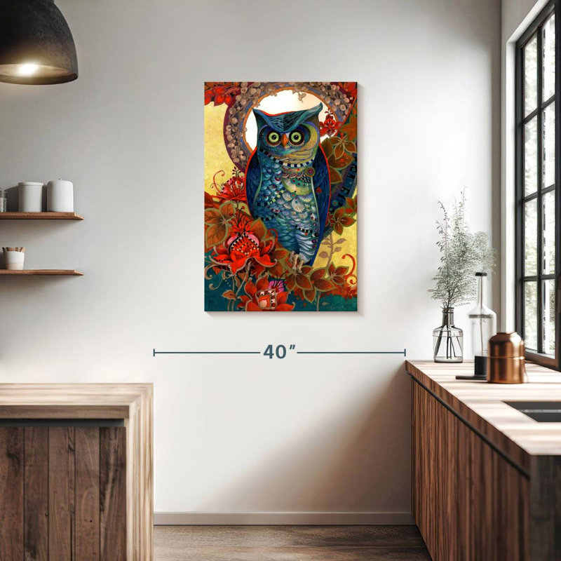 Brampt Owl Hoot, 36" H x 24" W