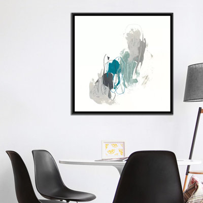 "Teal gesture II" par June Erica vess, reproduction d’art