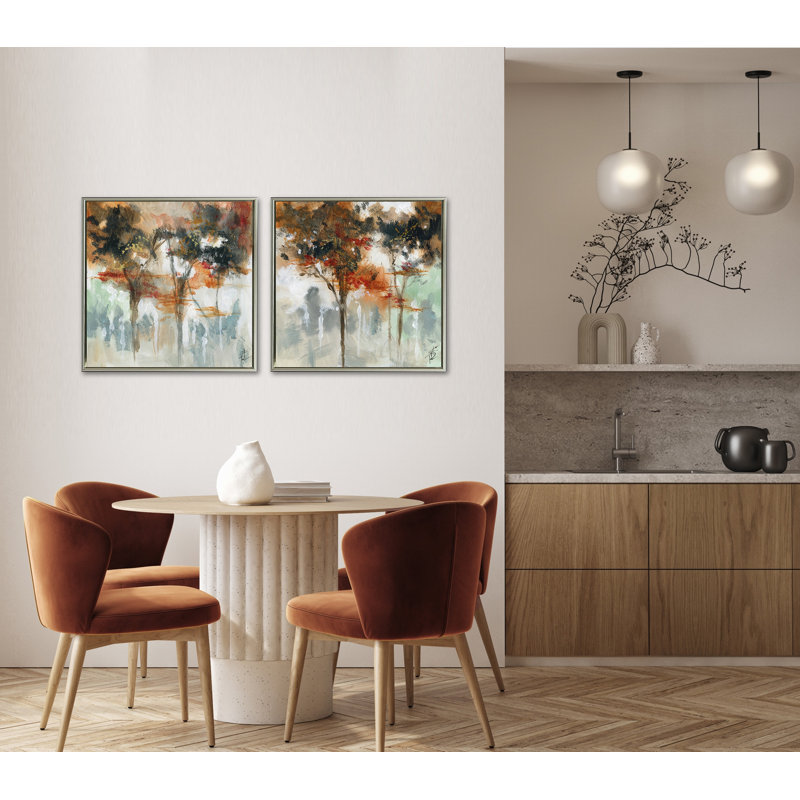 Ambient Leaves II, art mural sur toile