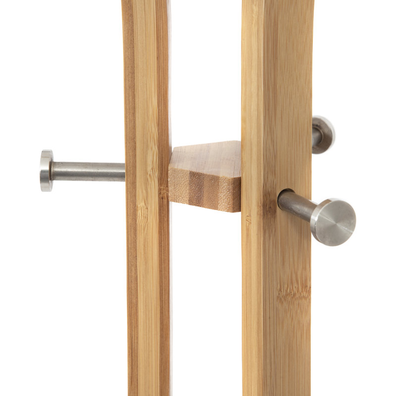Almaden Solid Wood Freestanding Coat Rack