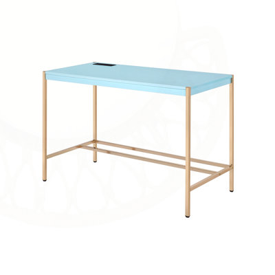 Écriture Lagena avec port USB pour une configuration de bureau à domicile moderne et élégante
