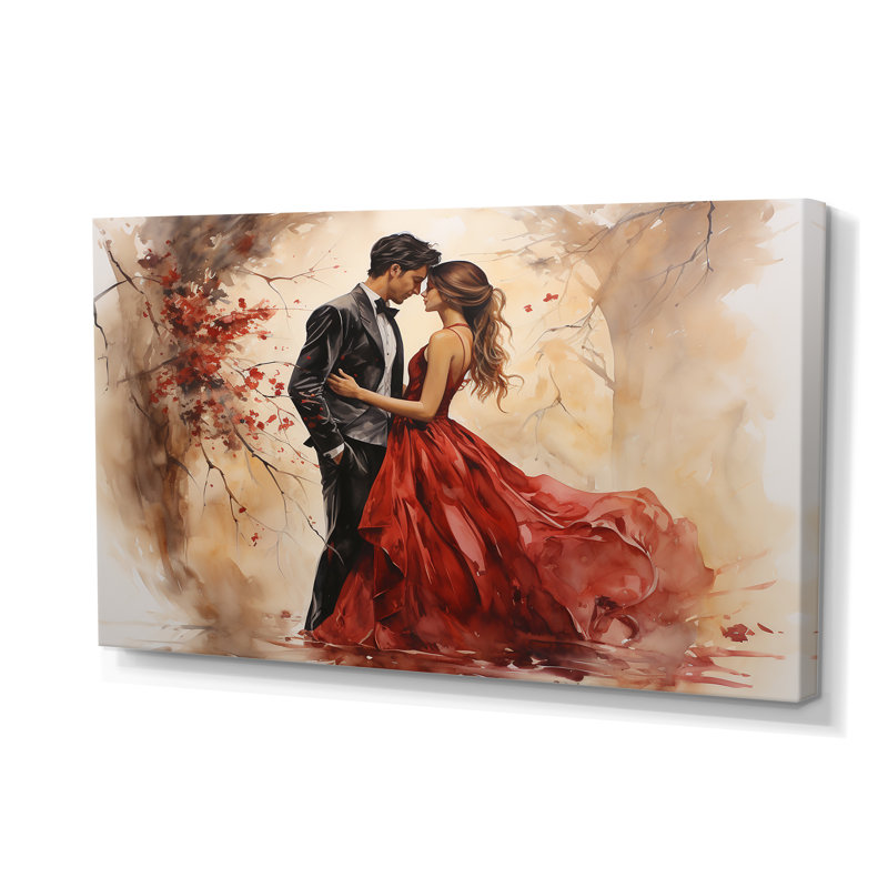 Couple de mariage - Amour éternel - Art mural romantique, salon