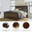 Glynda California King Panel Bed