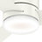 Minimus 44" 3-Blade Modern Low Profile Indoor Ceiling Fan with Integrated LED Light and Handheld Remote-1921813924