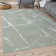 Carina Washable Rugs Abstract Design in Green