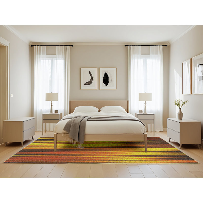 Tapis jaune, Rectangle 5 pi x 8 pi