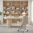 Cream right semicircle desk,3-drawer-1035243834-1035243828