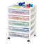 Commode de rangement en plastique avec roulettes IRIS-942354177-1026659222