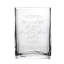 Engraved Handcrafted Glass Table Vase