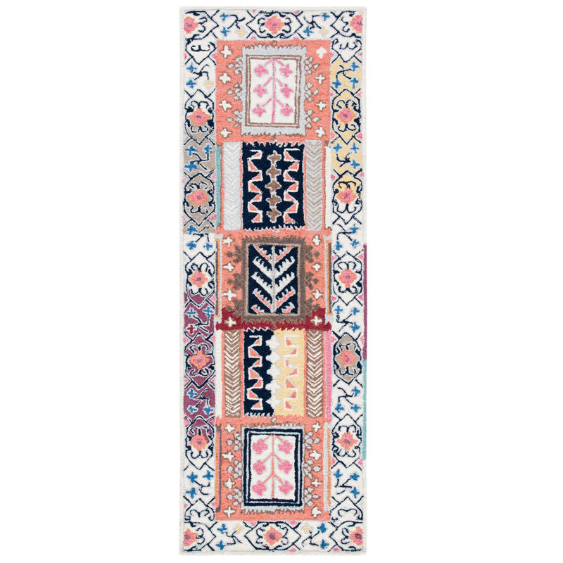Pimm Hand Tufted Wool Oriental Rug, Runner 2'3" x 7'