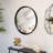 Wood Round Wall Decorative Mirror for Bathroom Bedroom-1379673205-1379673203