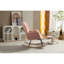 Chaise berçante en tissu Teddy-797682989