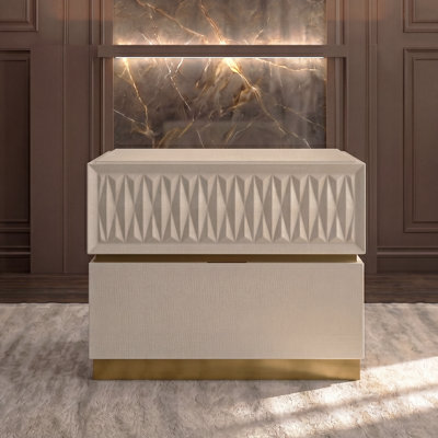 Stanley Nightstand Cream