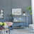 Metal Console Table, Mirrored Shelf