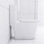 Toilette allongée une pièce - blanc