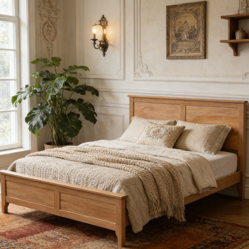 Lit plateforme Modern, Lit double, Seadrift