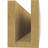 Block Block Woodgrain TimberThane Raider Tail, apprêté brun clair-88143474
