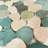 Sky Green Natural Sea Pebbles Mosaic Tile in Green/White Floor and Wall Tiles