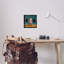 "Power Lifting Mouse", art mural sur toile flottante par Lucia Heffernan-458930944-458930949
