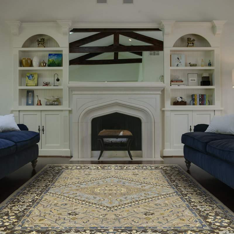 Fitzroy Wool Oriental Indoor Rug, Rectangle 7'9" x 9'9"