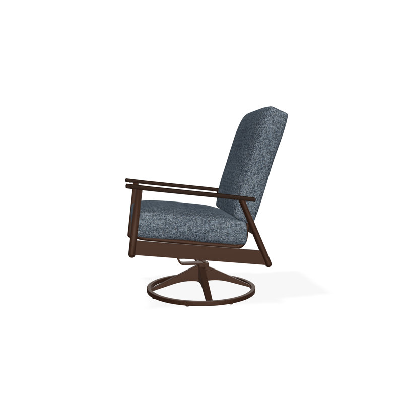 Welles Outdoor Lounge Chair, Kona, Restore Indigo