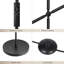 67" Black Swing Arm Floor Lamp