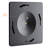Matte Black Solar Powered Integrated LED Fence Post Cap Light with Base Adapter Included Pack