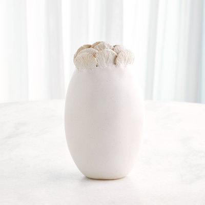 Sand Dollar Vase-Lg