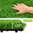 Sorbus 48Sq. Ft. Artificial Interlocking Grass Tiles 24"x24" For Balcony, Deck and Patio