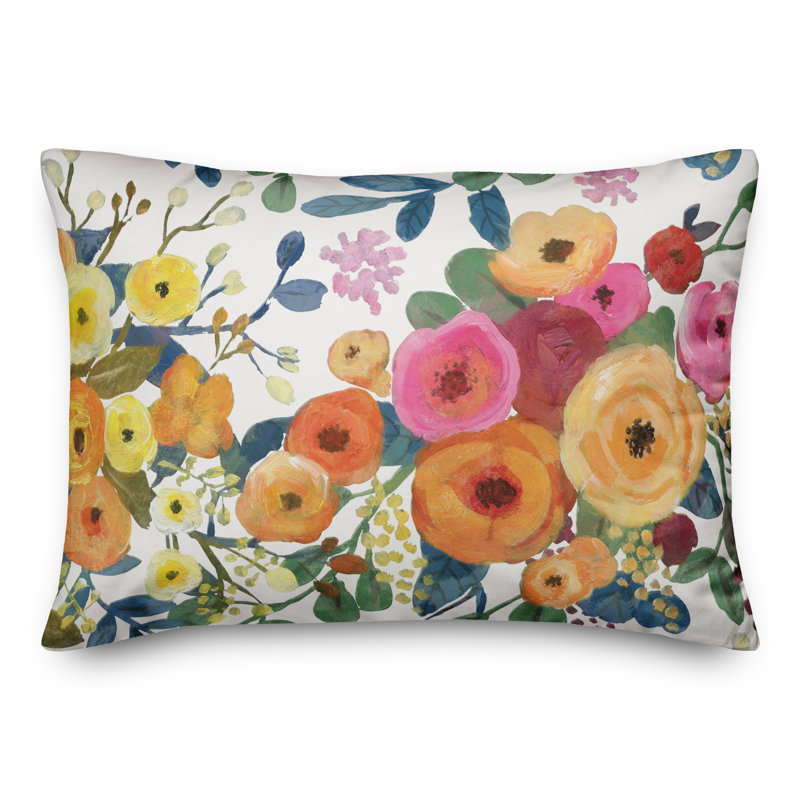  Wildflowers Lumbar Pillow
