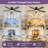Karlena 52" Low Profile Ceiling Fan with Dimmable Backlight, Reversible Blades & Remote Control-1163261617